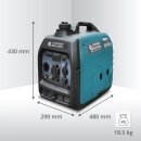 Könner & Söhnen Benzin-Inverter-Stromerzeuger 1800 W 230 V KS 2100i S