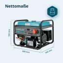Könner & Söhnen Benzin-Stromerzeuger 9,38 kVA 400 V KS 10000E-3 ATS