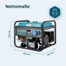 Könner & Söhnen Benzin-Stromerzeuger 7500 W 230 V KS 10000E