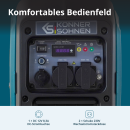 Könner & Söhnen Benzin-Inverter-Stromerzeuger 3000 W 230 V KS 3000i S