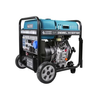 Könner & Söhnen Diesel Inverter Generator 5000 W 230 V KS 6100IDE ATSR
