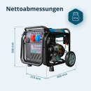 Könner & Söhnen Benzin-/LPG-Inverter-Stromerzeuger 8000 W / 8 kVA 230/400 V KS 8100iEG 1/3