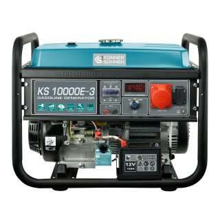 Könner & Söhnen Benzin-Stromerzeuger 9,38 kVA 400 V KS 10000E-3
