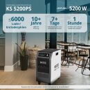 Könner & Söhnen LiFePO4-Powerstation 5200 W...