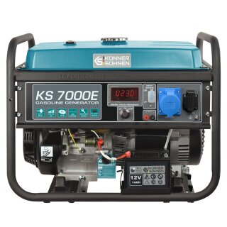 Könner & Söhnen Benzin-Stromerzeuger 5000 W 230 V KS 7000E