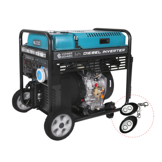 Könner & Söhnen Diesel Inverter Generator 9500 W 230 V KS 9500IDE ATSR