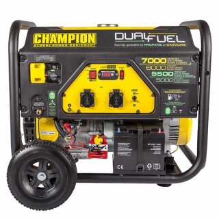Champion 7000 Watt LPG Dual Fuel Generator With Electric Start