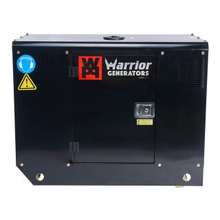 WARRIOR 12.5 KVA SILENT DIESEL GENERATOR 3 PHASE