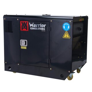 WARRIOR 12.5 KVA SILENT DIESEL GENERATOR 3 PHASE