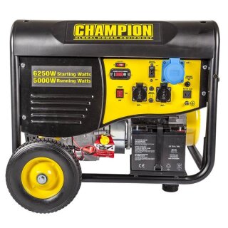 CHAMPION 5500 WATT PETROL GENERATOR WITH REMOTE START (220V EURO)