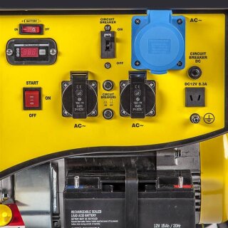 CHAMPION 5500 WATT PETROL GENERATOR WITH REMOTE START (220V EURO)